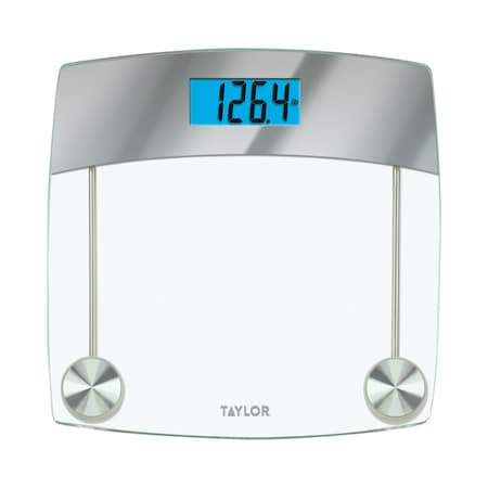 Taylor Taylor 440 lb Digital Bathroom Scale Clear 75244192